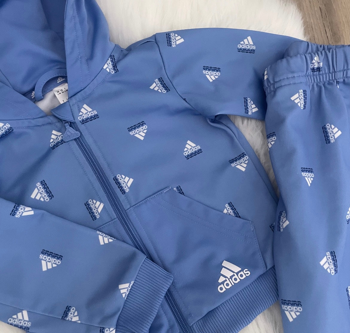 Adidas Boys Tracksuit - 6/9 months